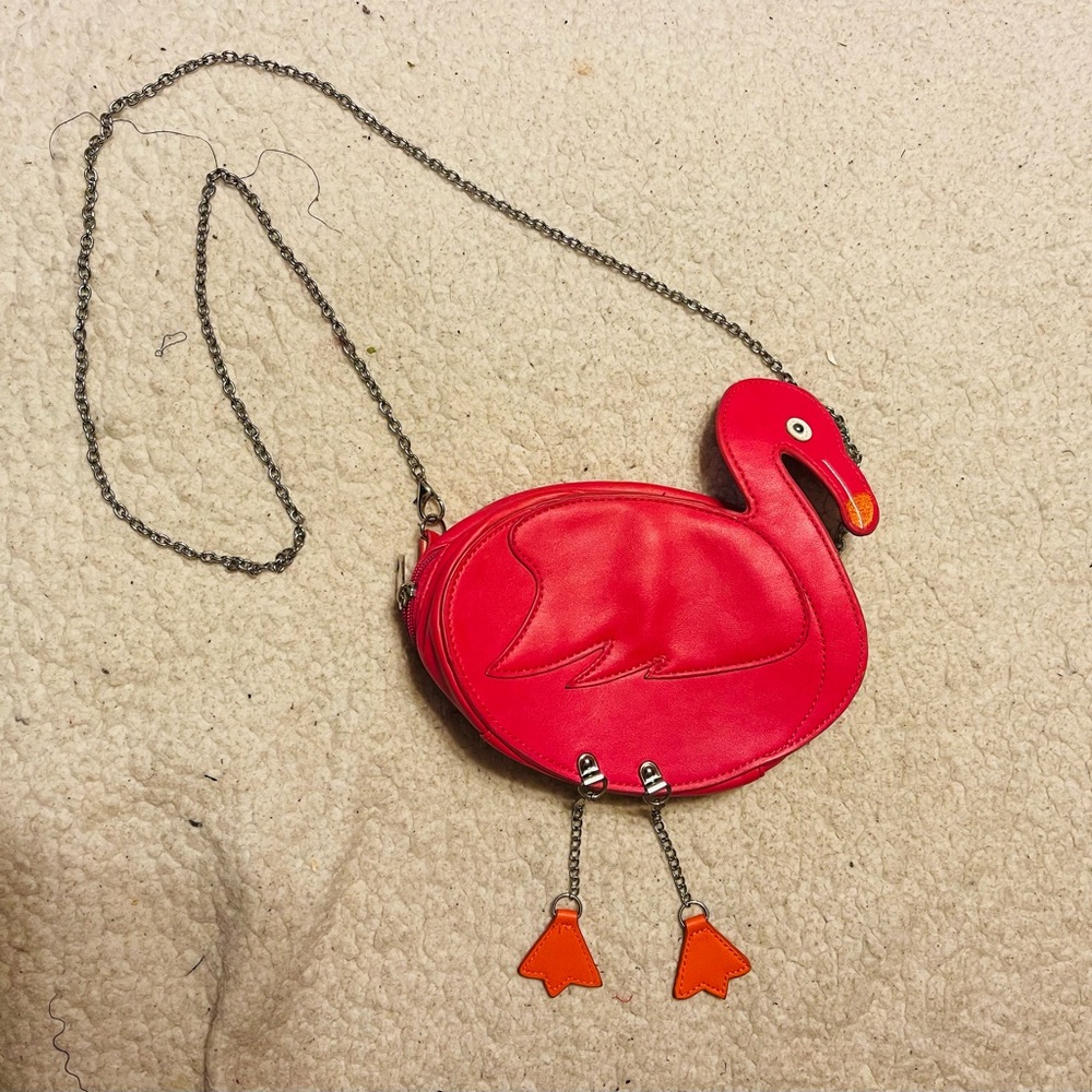Pink Swan Purse